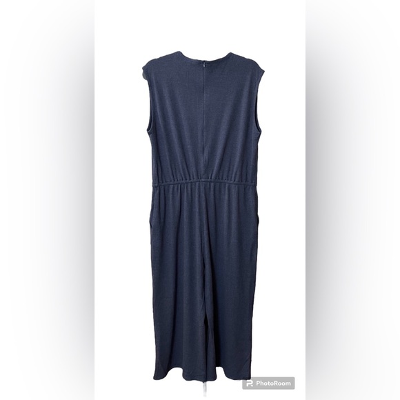 Eileen Fisher NWT Tencel Rib Cropped Jumpsuit - Picture 6 of 7